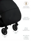 Коляска прогулочная Pituso Mini PU Black