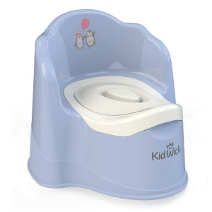 Горшок Kidwick Трон фиол/белый с белой крышкой