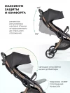 Коляска прогулочная Farfello Sunrise Golden Black