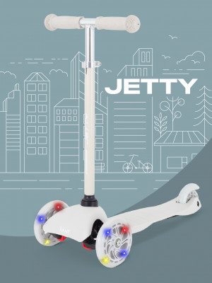 Самокат 3-х колесный Rant Jetty RB101 grey