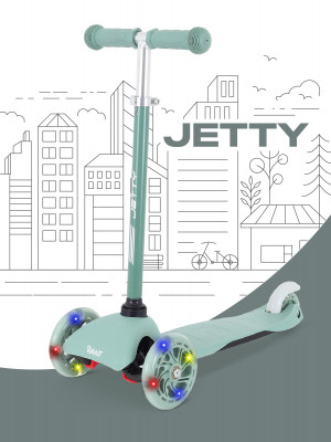 Самокат 3-х колесный Rant Jetty RB101 green