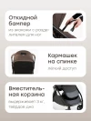 Коляска прогулочная Happy Baby Luna 360 dark brown