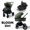Коляска 3 в 1 Bubago Bloom BG зеленый