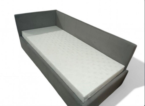 Кровать подростковая My Baby Maleo 180*90 серый - фото 1