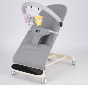 Качалка - Шезлонг Ining Baby FXW-6189 dark grey