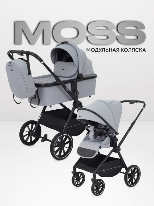 Коляска 2 в 1 Rant Moss RA321 Grey