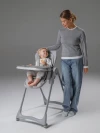 Стул для кормления Amarobaby Gourmet серый