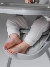 Стул для кормления Amarobaby Gourmet серый