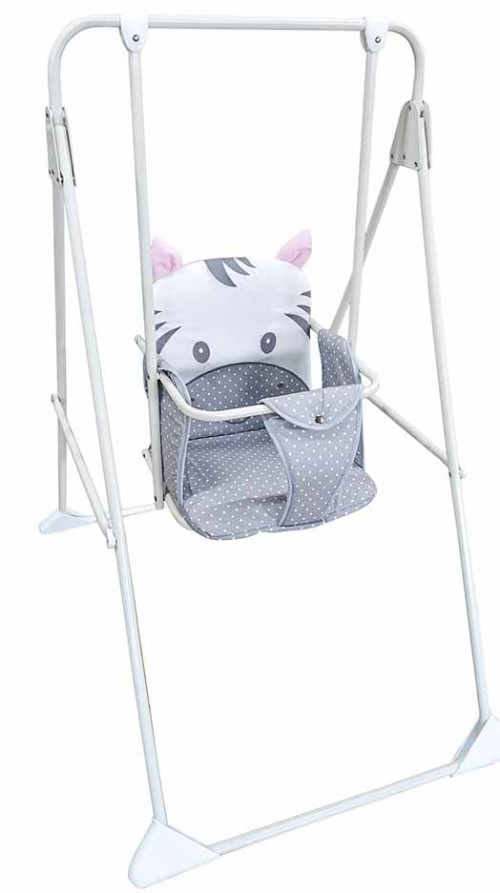 Качели напольные Globex ЗОО Зебра