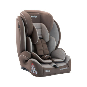 Автокресло Indigo Winner isofix 1/2/3 (9-36 кг) бежевый коричневый