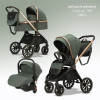 Коляска 3 в 1 luxmom 788 изумрудный