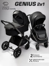 Коляска 2 в 1 Amarobaby Genius черный