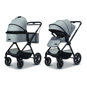 Коляска 2 в 1 Moon Clicc stone/melange 2025