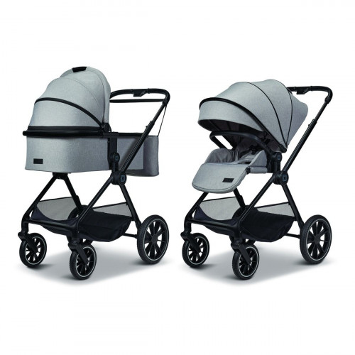 Коляска 2 в 1 Moon Clicc stone/melange 2025
