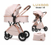 Коляска-трансформер Luxmom V2 (V8+C) 2 в 1 бежевый