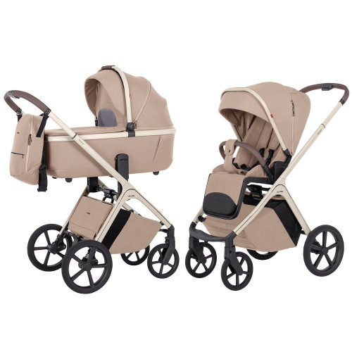 Коляска 2 в 1 Carrello Vector CRL-6550 Walnut Beige